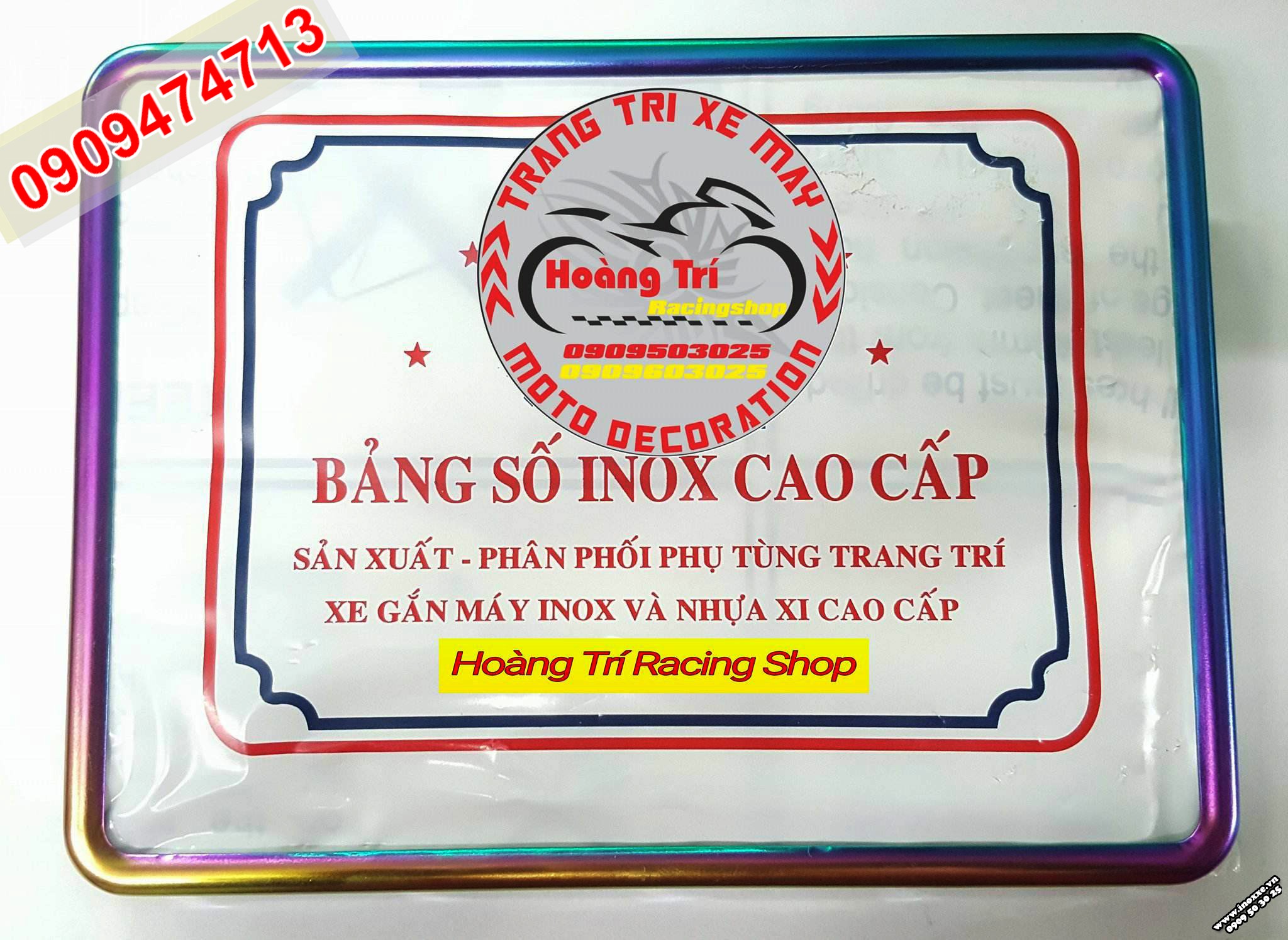 khung biển số xi màu Titan cao cấp